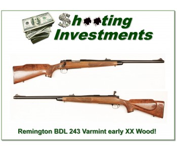 [SOLD] Remington 700 BDL early 243 Varmint XX Wood!